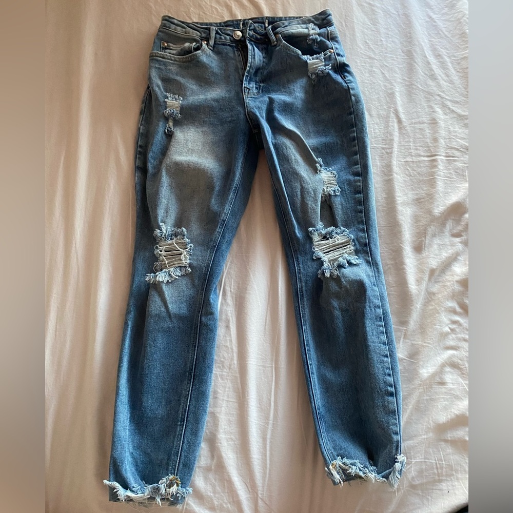 Ripped Mom Jeans
